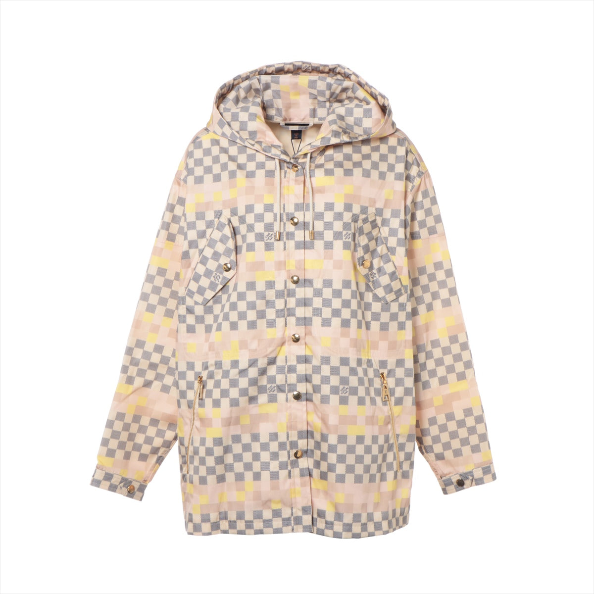 Louis Vuitton 22AW Cotton x Nylon Nylon Jacket 38 Multicolor RW222W Damier
