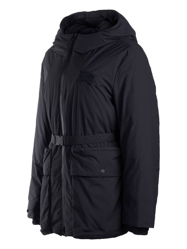 Luxury Burberry Logo Short Down Padding Black