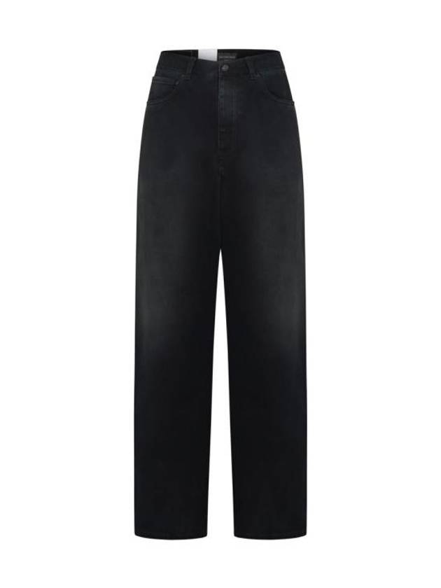 Luxury Balenciaga Trending 2026 Denim Straight Pants 767977TNW111672 SUNBLEACHED BLACK