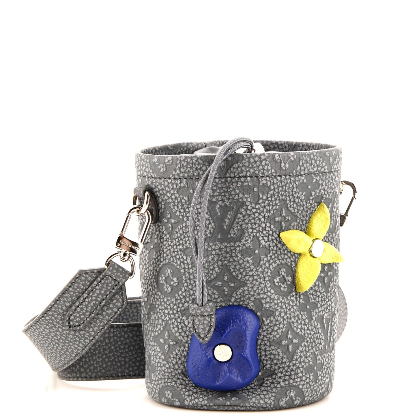 Louis Vuitton Chalk Nano Bag Limited Edition Monogram Taurillon Leather with Acrylic