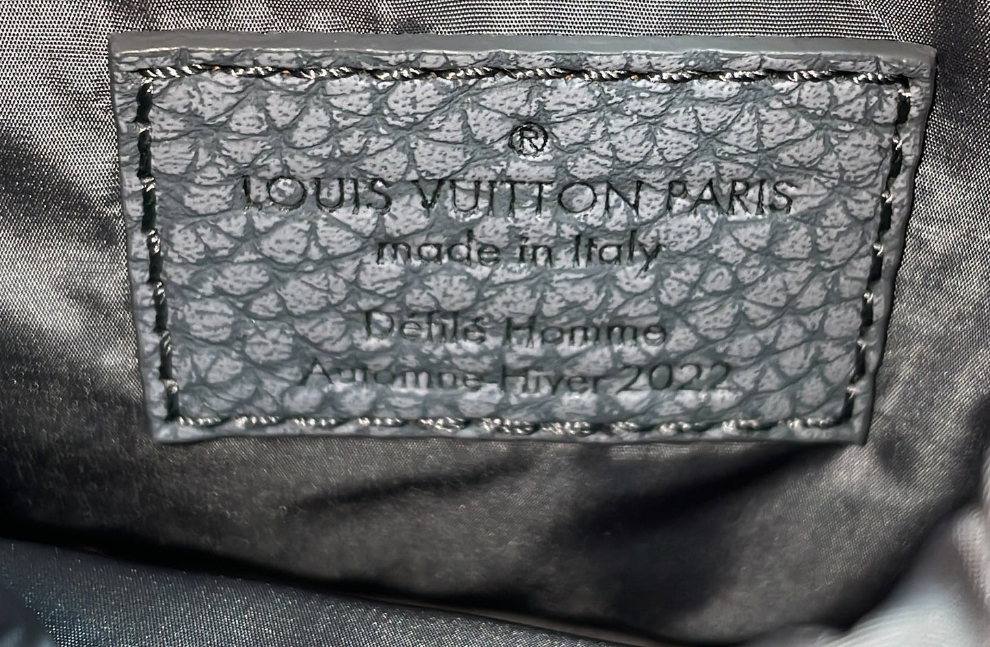 Louis Vuitton Chalk Nano Bag Limited Edition Monogram Taurillon Leather with Acrylic