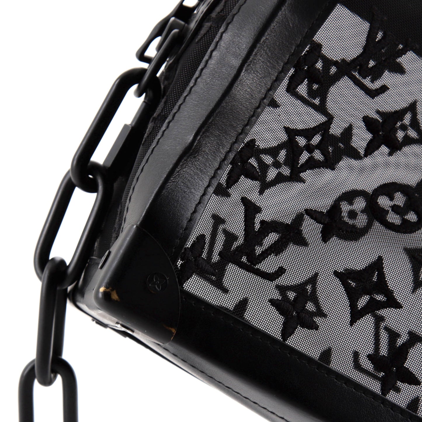 Louis Vuitton Soft Trunk Bag Monogram See Through Mesh