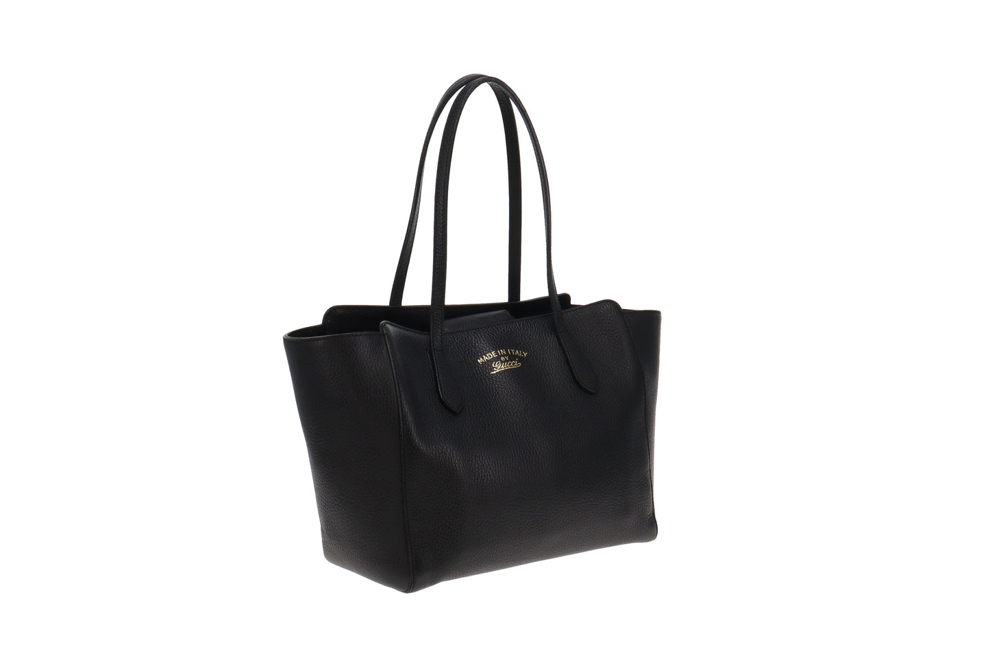 Gucci Black Leather Tote Style 10