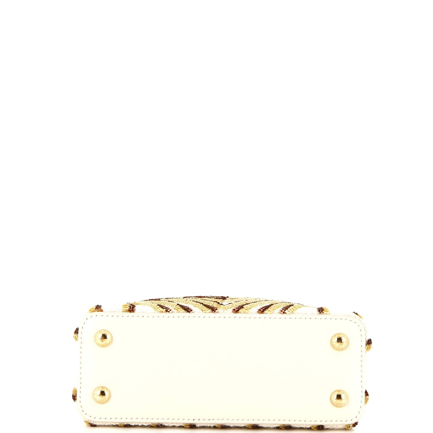 Louis Vuitton Capucines Bag Tweed and Sequins Mini