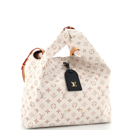 Louis Vuitton Atlantis Handbag Monogram Dune Canvas GM