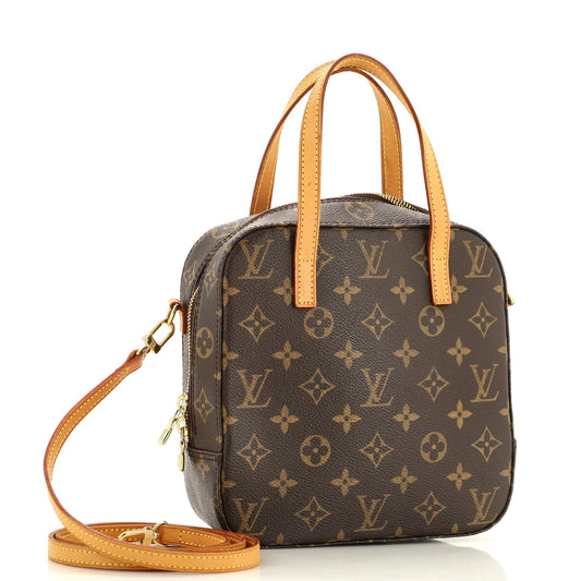 Louis Vuitton Spontini Handbag Monogram Canvas