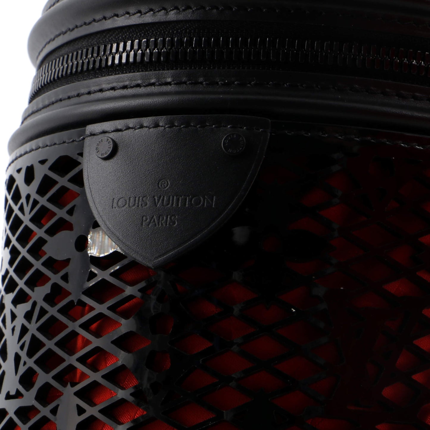 Louis Vuitton Cannes Handbag Monogram Lace Leather