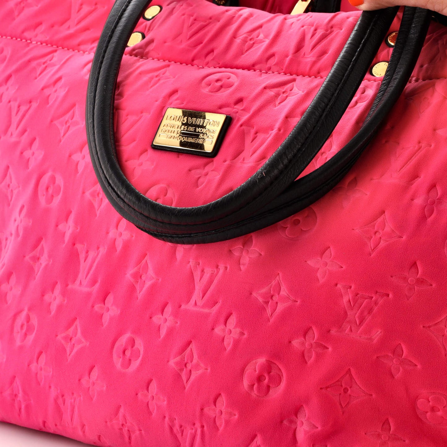 Louis Vuitton Scuba Tote Monogram Embossed Neoprene MM