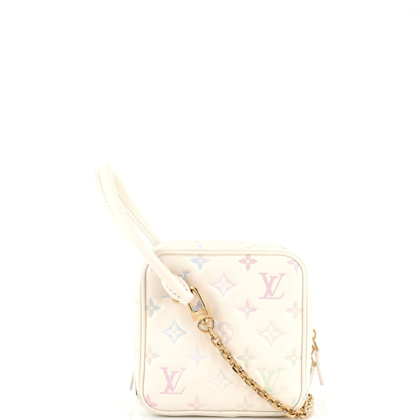Louis Vuitton New Square Bag Milky Way Monogram Embossed Lambskin