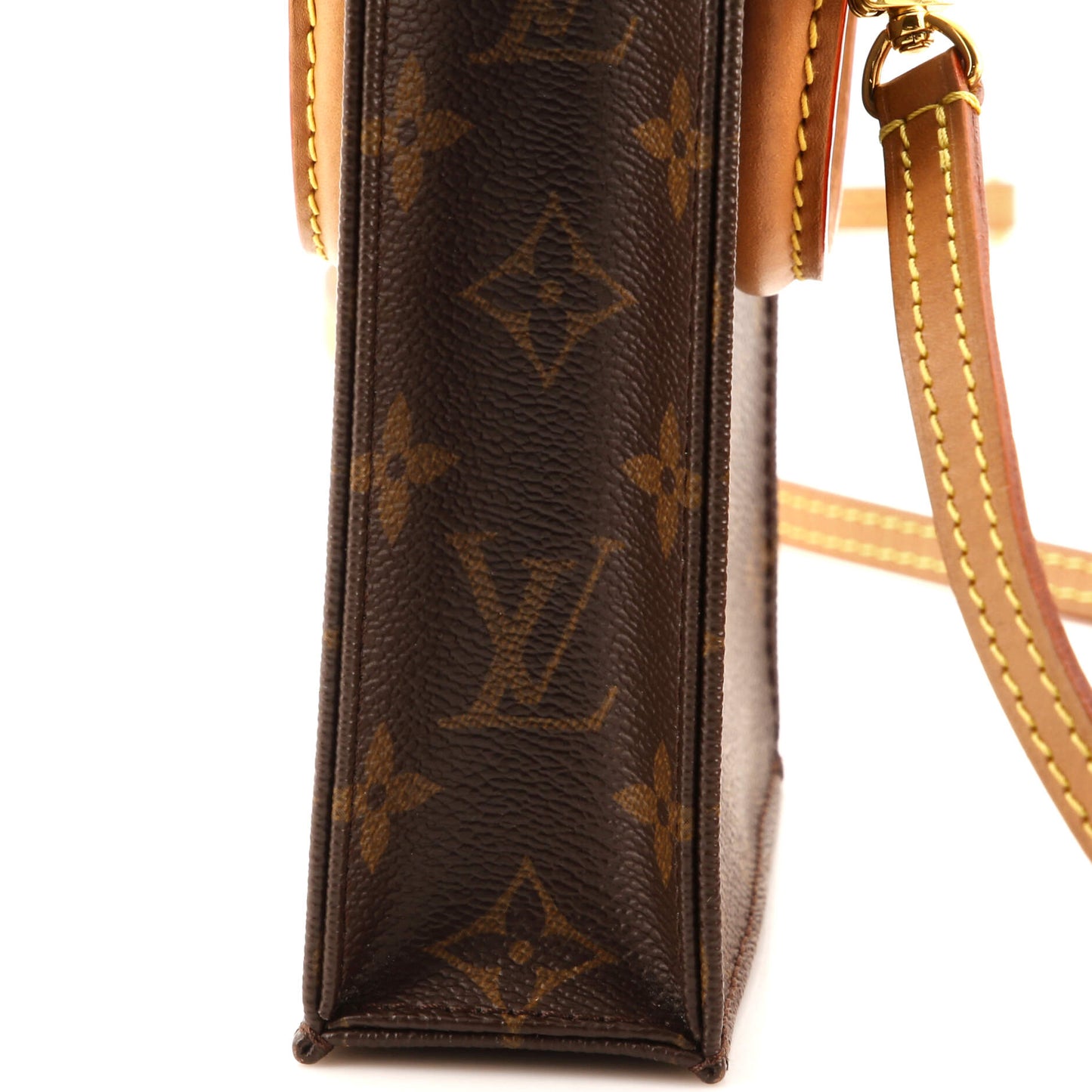 Louis Vuitton Petit Sac Plat Bag Monogram Canvas