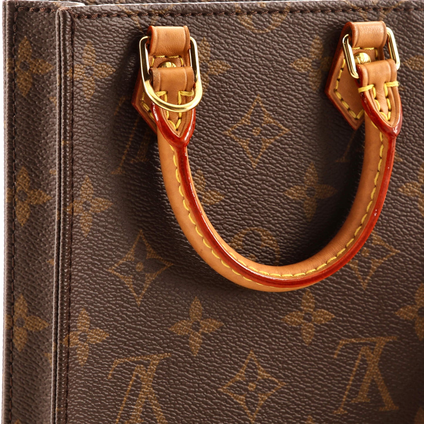 Louis Vuitton Petit Sac Plat Bag Monogram Canvas
