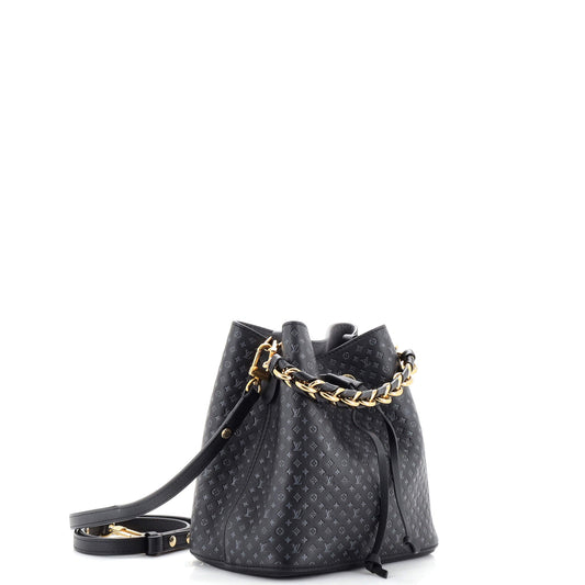 Louis Vuitton NeoNoe Handbag Nano Monogram Leather BB