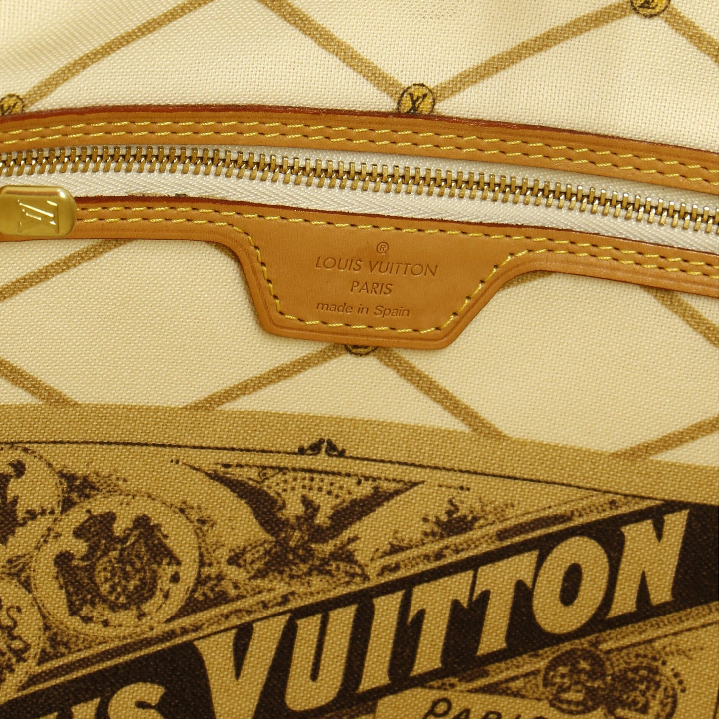 Louis Vuitton Neverfull NM Tote Limited Edition Summer Trunks Monogram Canvas MM