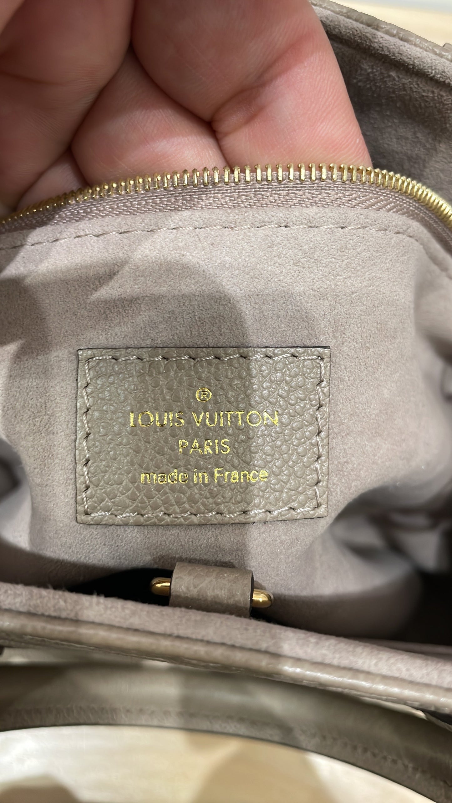 Louis Vuitton OnTheGo Tote Bicolor Monogram Empreinte Giant PM