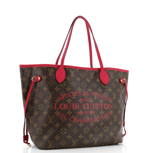 Louis Vuitton Neverfull Tote Limited Edition Ikat Monogram Canvas MM
