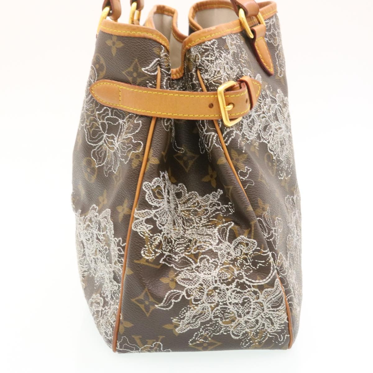 LOUIS VUITTON MonogramDentelle Batignolles Horizontal Tote Bag Auth