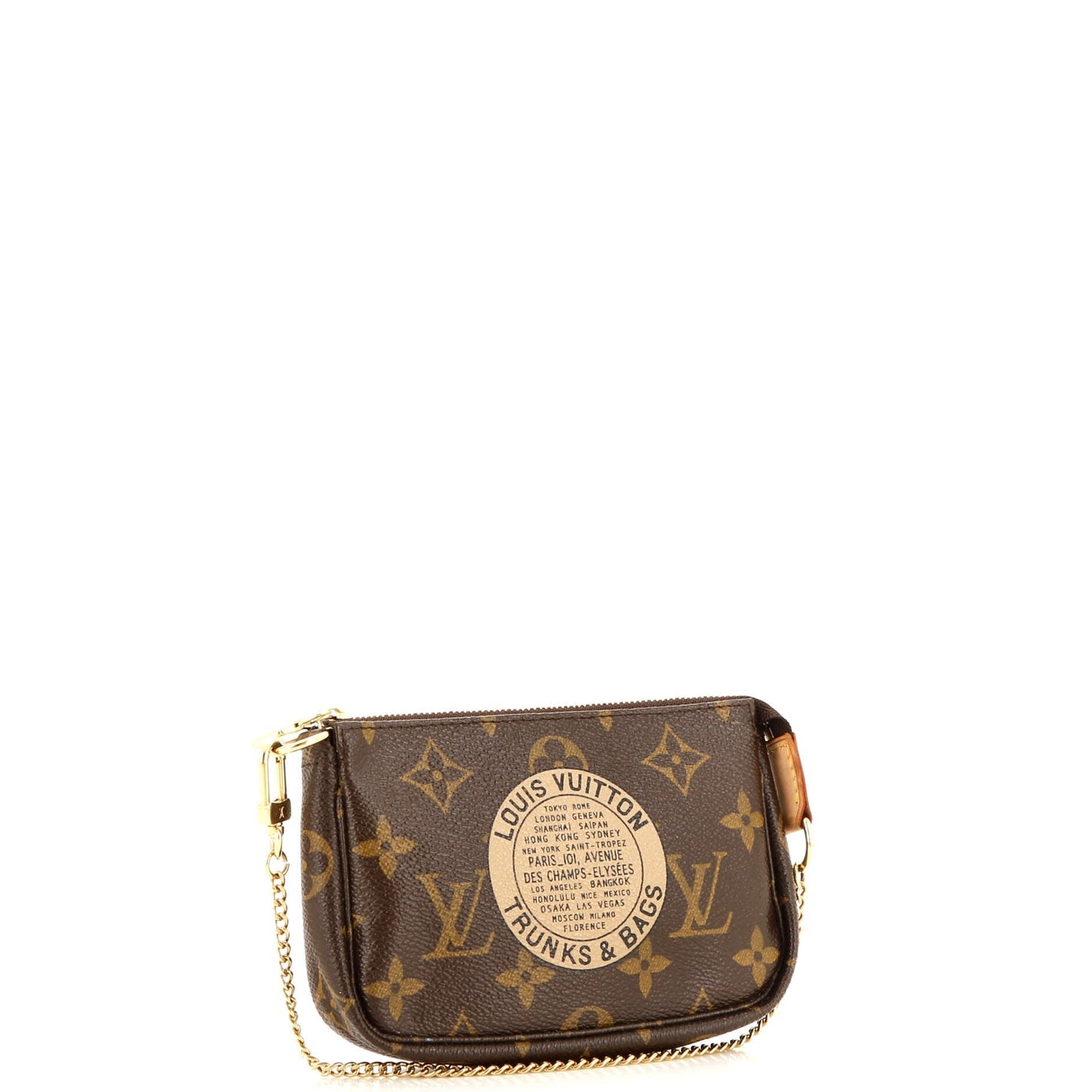 Louis Vuitton Pochette Accessoires Limited Edition Monogram Canvas Mini