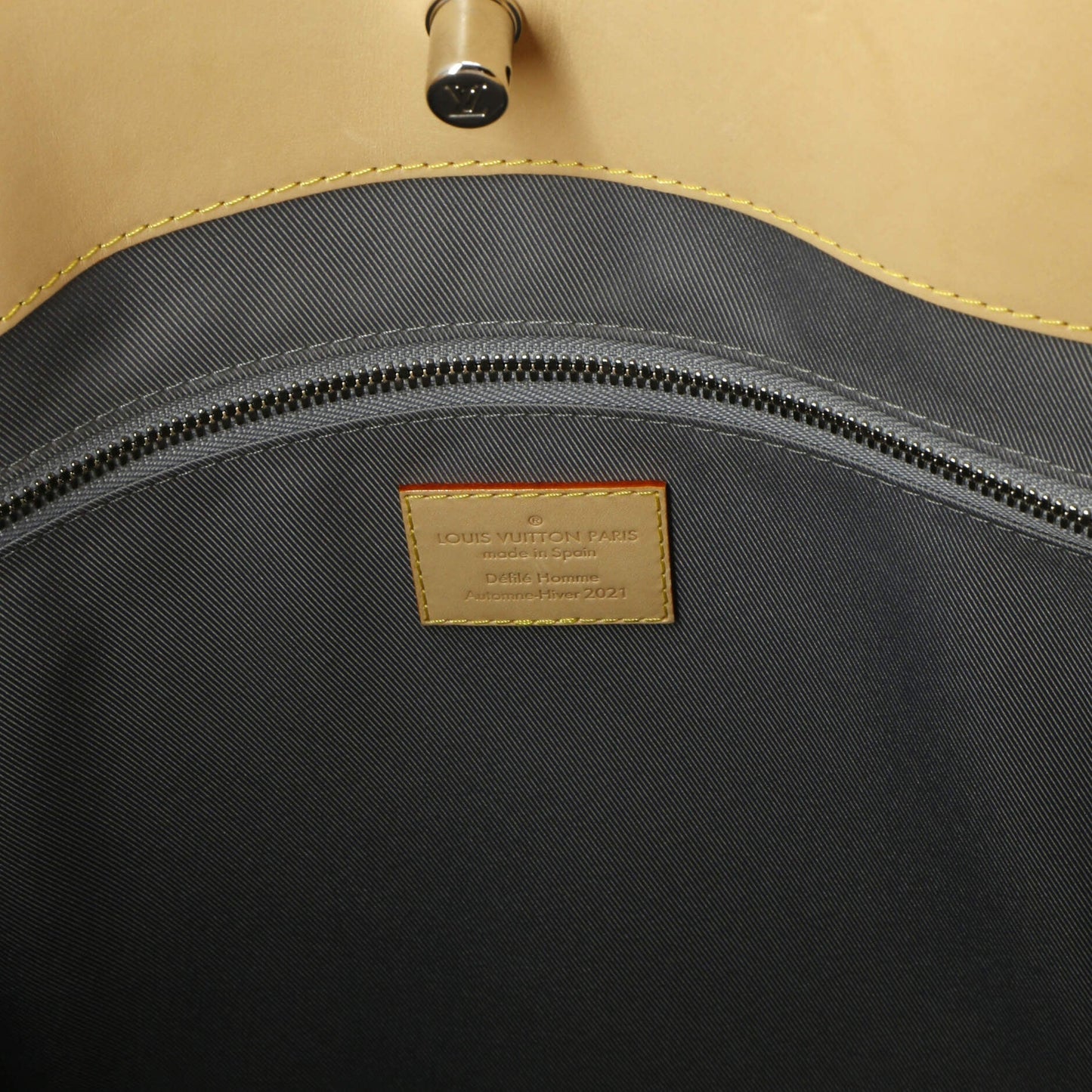 Louis Vuitton Sac Plat Bag Monogram Mirror Coated Canvas