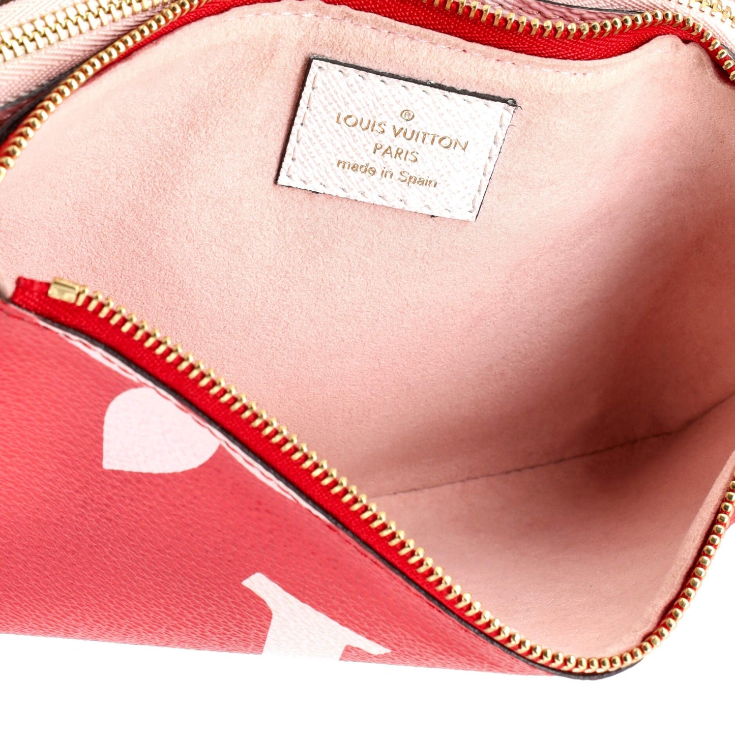 Louis Vuitton Double Zip Pochette Limited Edition Colored Monogram Giant