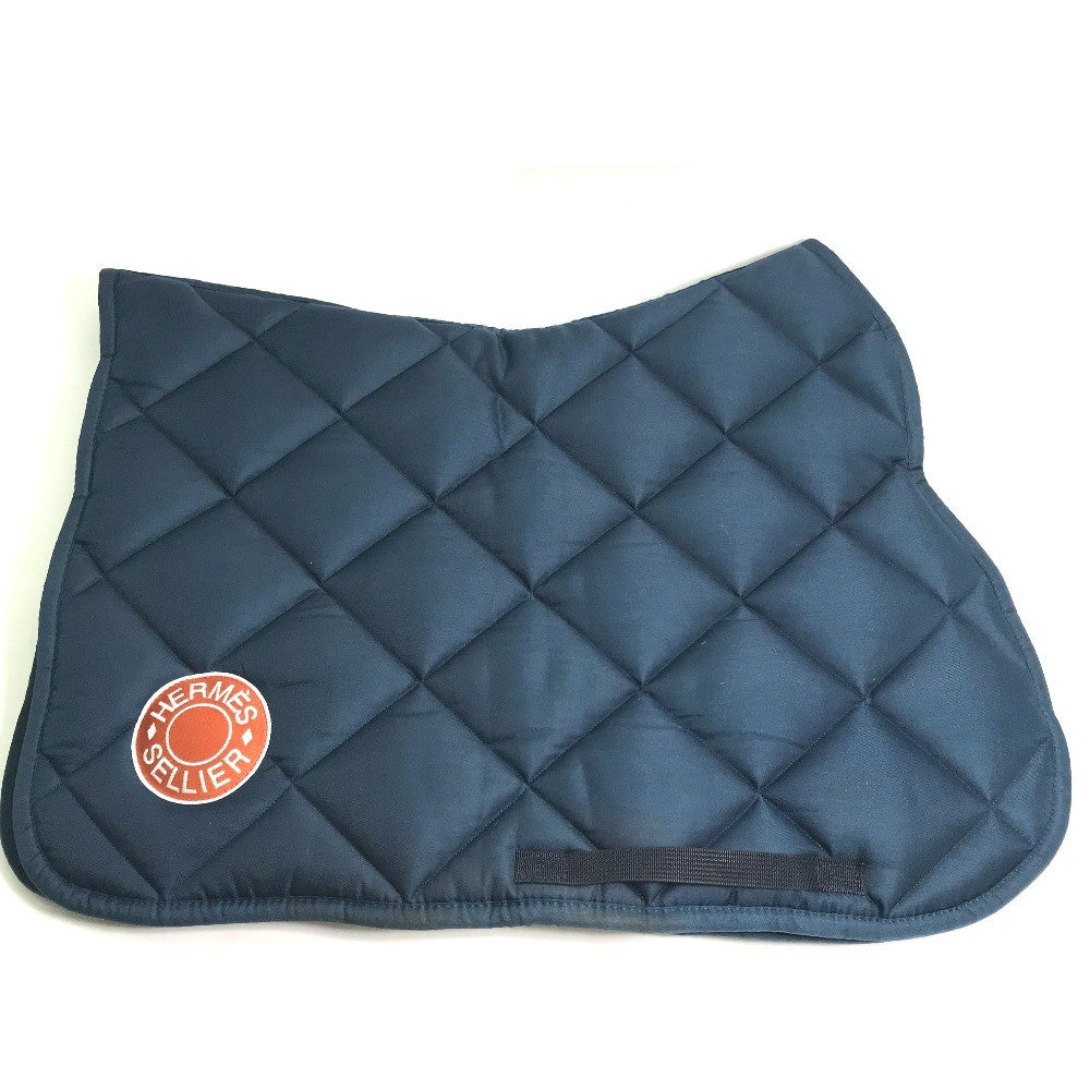 HERMES Other miscellaneous goods polyester Navy for horses tack Under saddle bib for horse racing ?Swing?