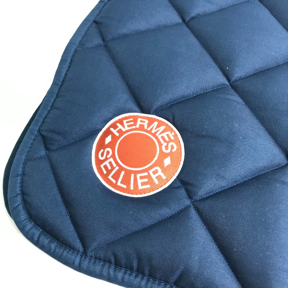 HERMES Other miscellaneous goods polyester Navy for horses tack Under saddle bib for horse racing ?Swing?