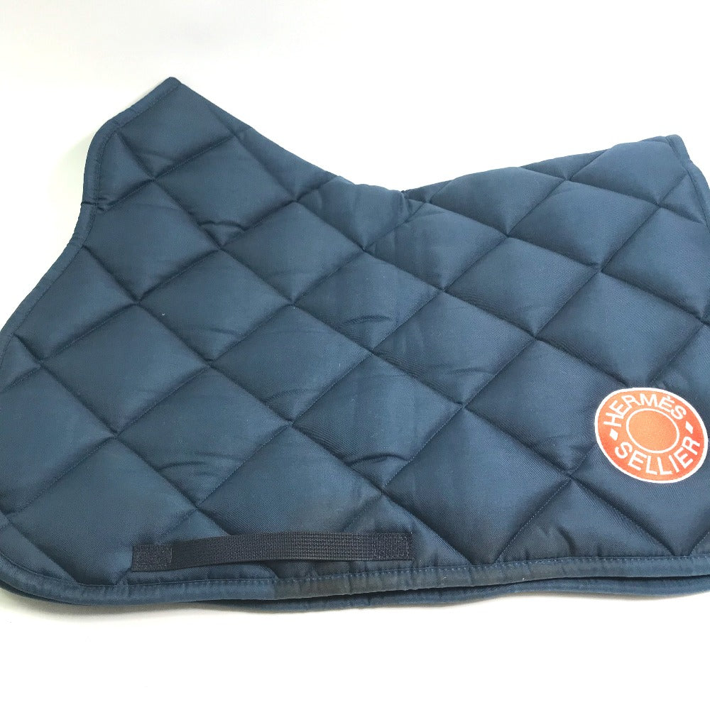 HERMES Other miscellaneous goods polyester Navy for horses tack Under saddle bib for horse racing ?Swing?