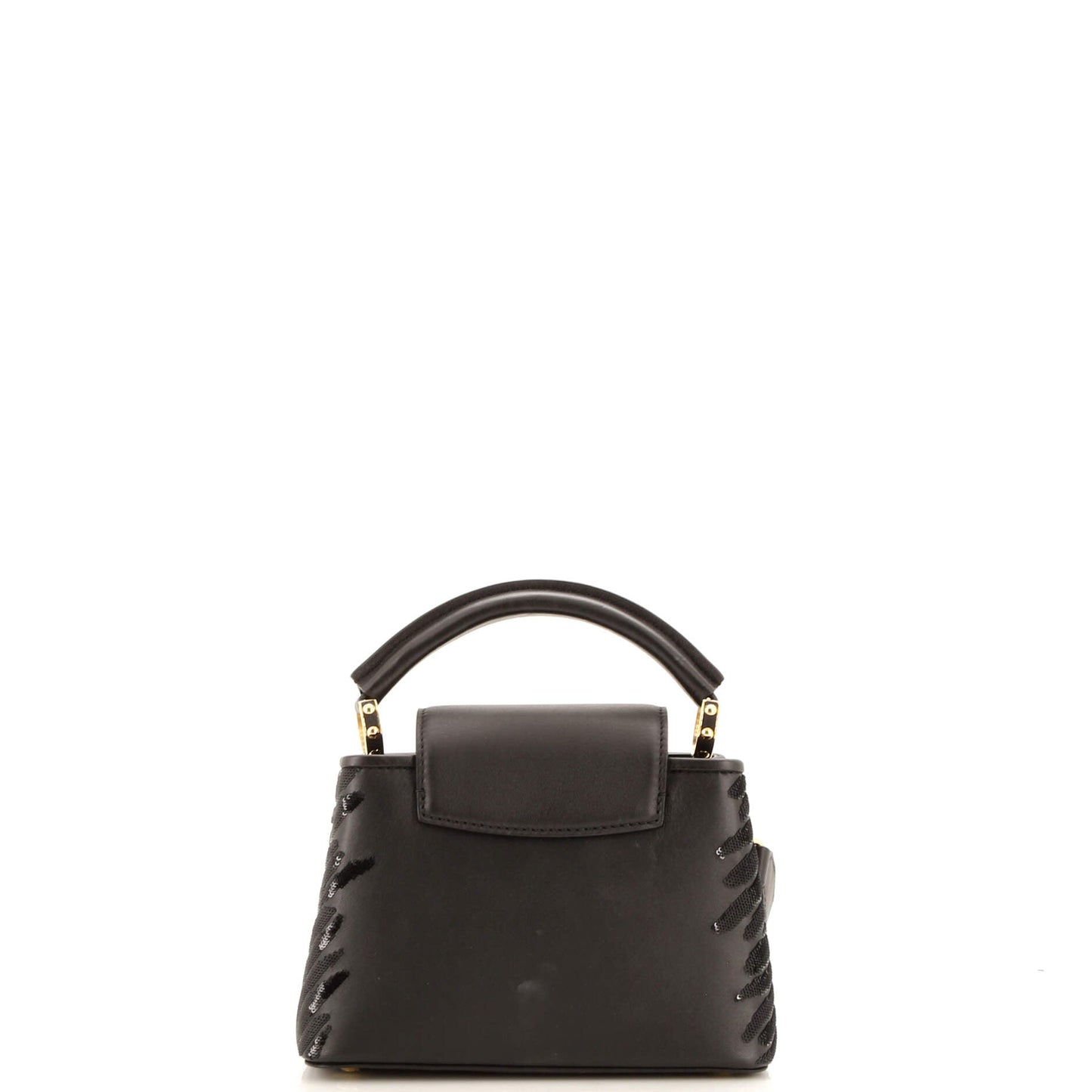 Louis Vuitton Capucines Bag Sequins with Leather Mini