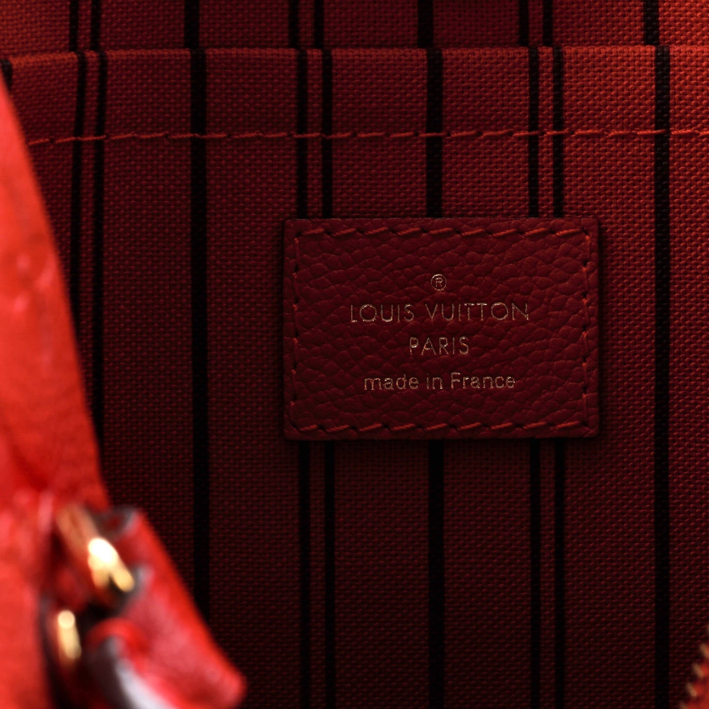 Louis Vuitton Mazarine Handbag Monogram Empreinte Leather PM