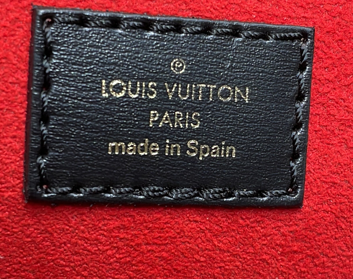 Louis Vuitton Petit Sac Plat Bag Limited Edition Fall in Love Monogram Canvas