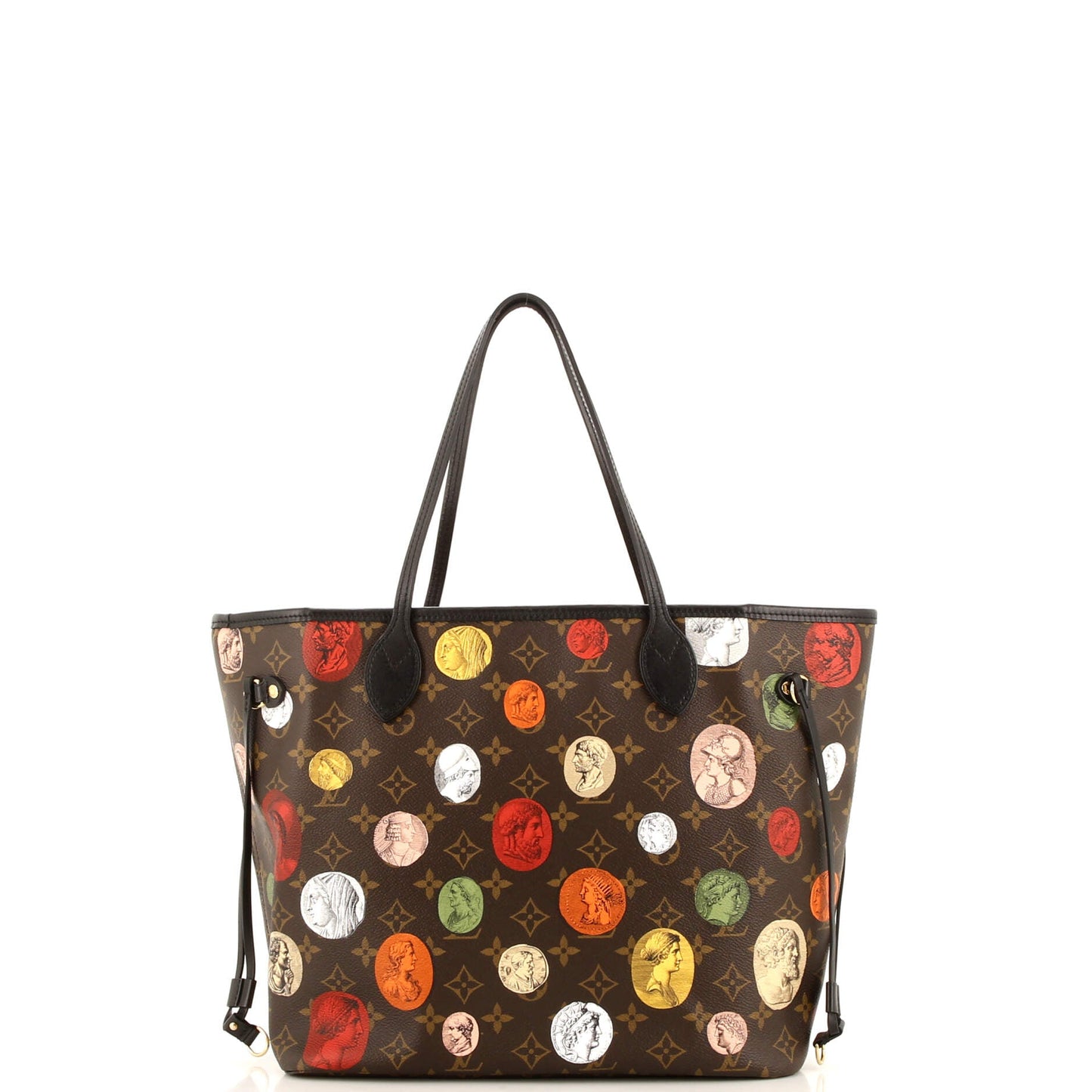 Louis Vuitton Neverfull NM Tote Limited Edition Fornasetti Cameo Monogram Canvas MM