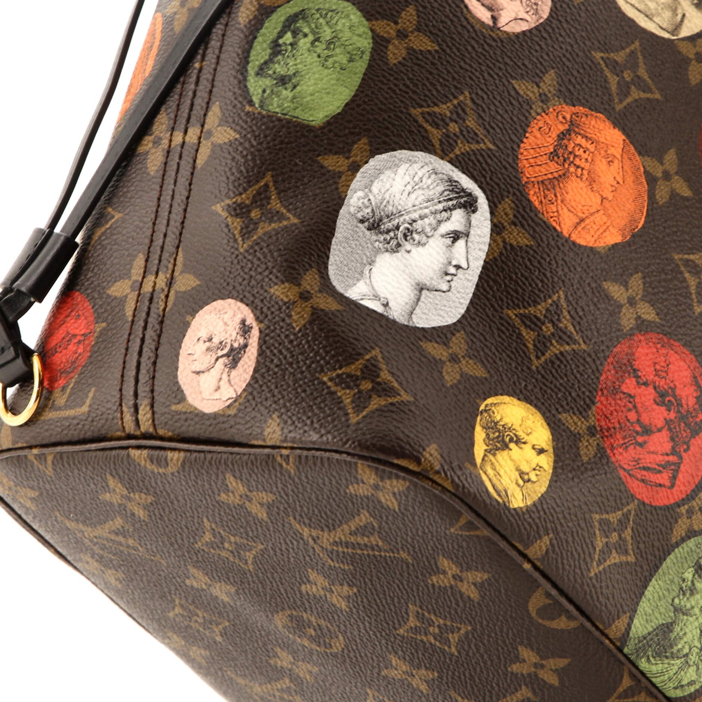 Louis Vuitton Neverfull NM Tote Limited Edition Fornasetti Cameo Monogram Canvas MM