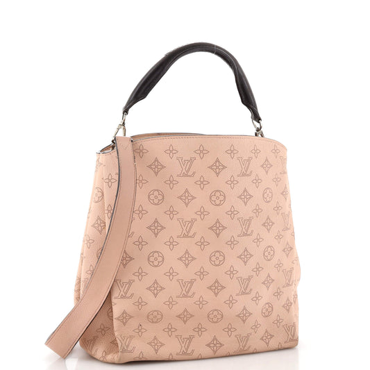 Louis Vuitton Babylone Handbag Mahina Leather PM