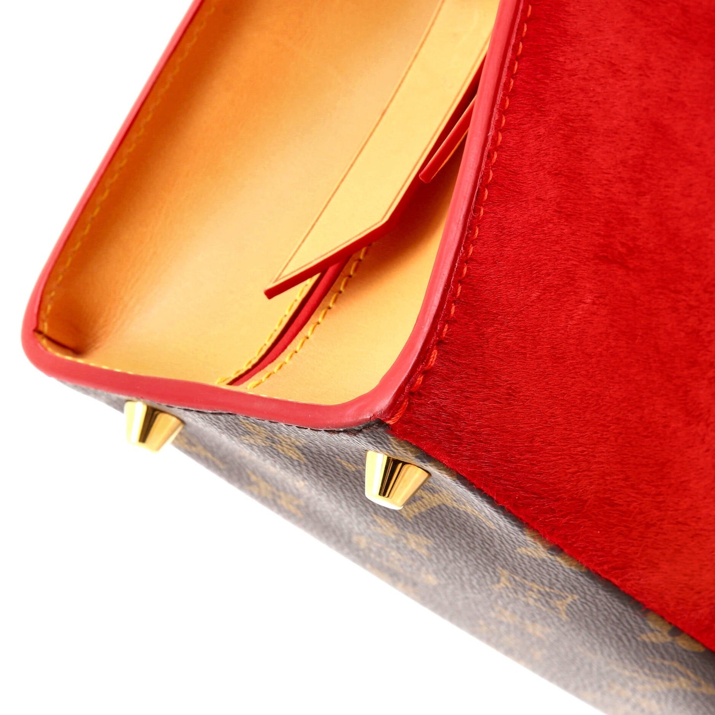 Louis Vuitton x Christian Louboutin Shopping Bag Calf Hair and Monogram Canvas