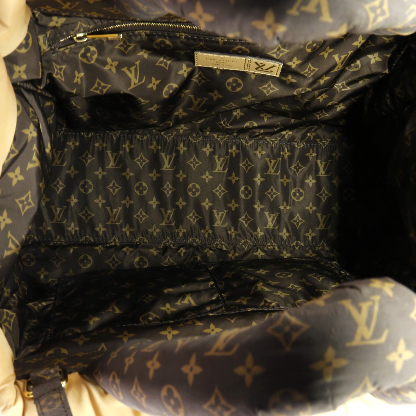 Louis Vuitton Pillow OnTheGo Tote Monogram Quilted Econyl Nylon GM