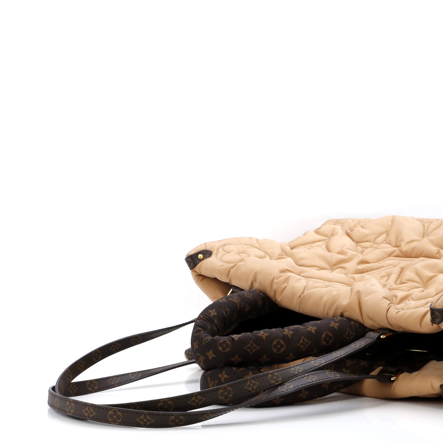 Louis Vuitton Pillow OnTheGo Tote Monogram Quilted Econyl Nylon GM