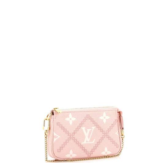 Louis Vuitton Pochette Accessoires Monogram Empreinte Giant Broderies Mini