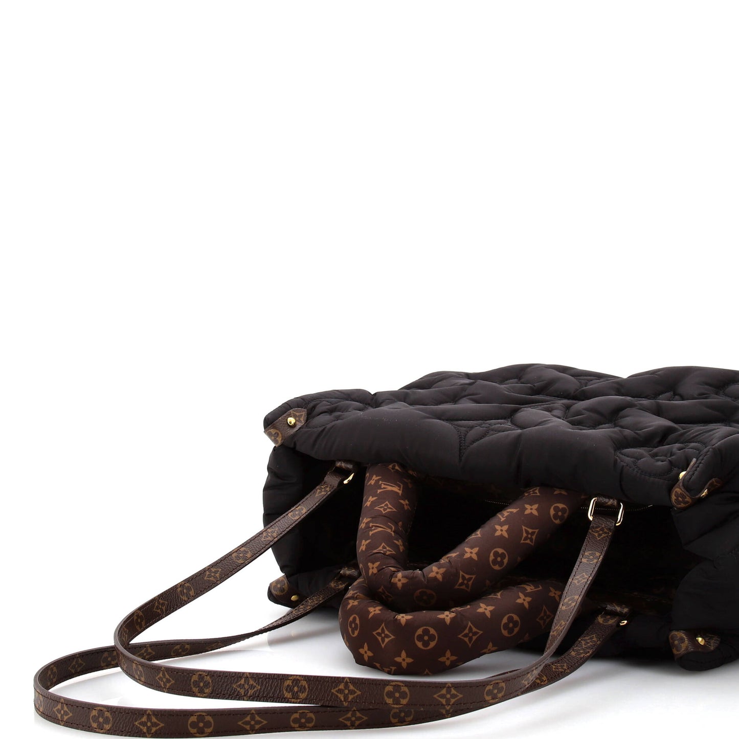Louis Vuitton Pillow OnTheGo Tote Monogram Quilted Econyl Nylon MM