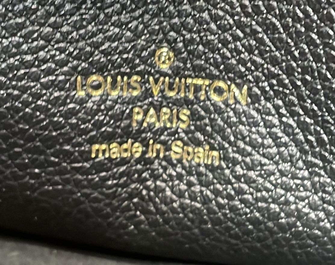 Louis Vuitton Double Zip Pochette Monogram Empreinte Leather