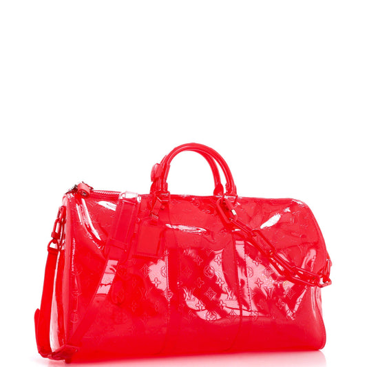 Louis Vuitton Keepall Bandouliere Bag Limited Edition Monogram PVC 50
