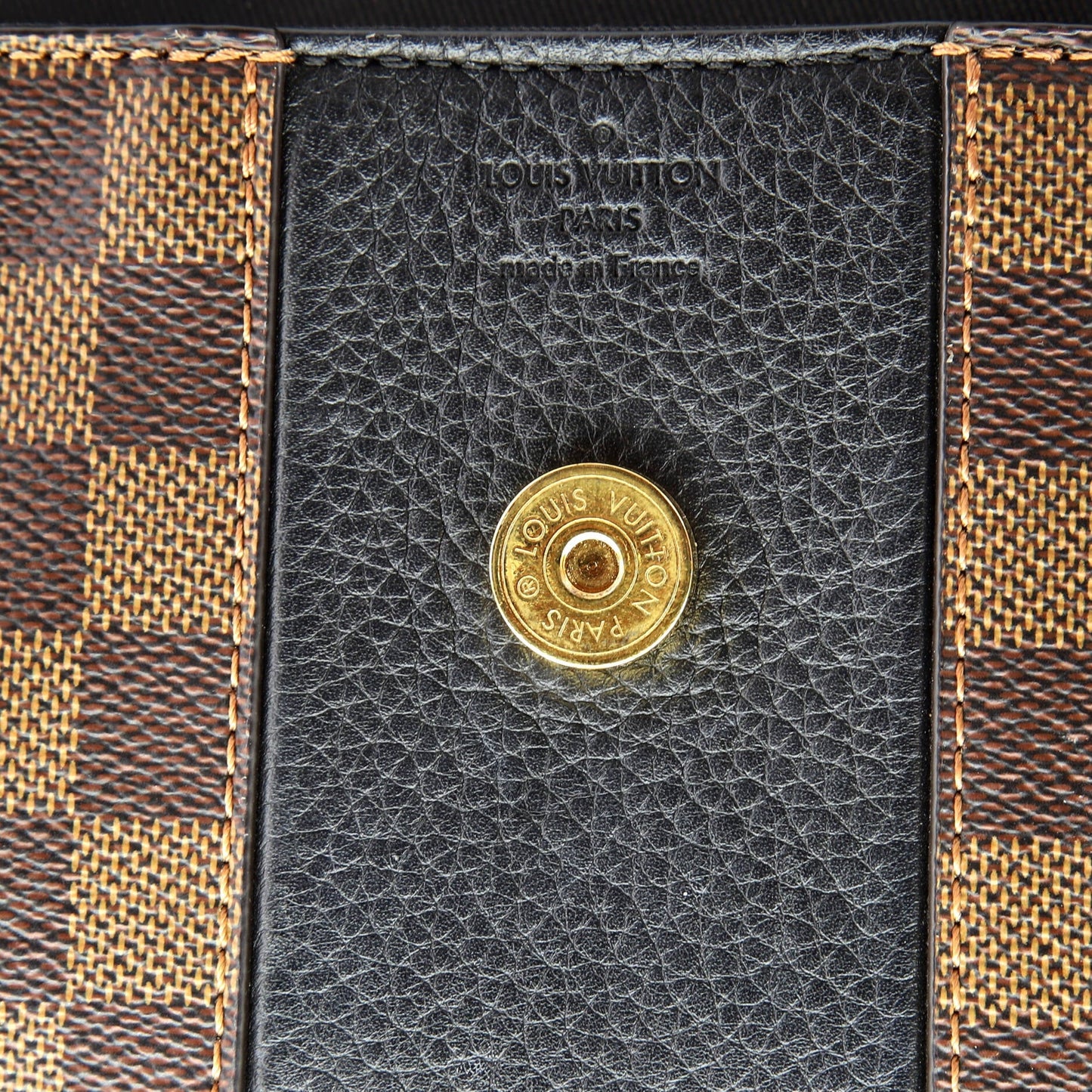 Louis Vuitton Bond Street Handbag Damier with Leather BB