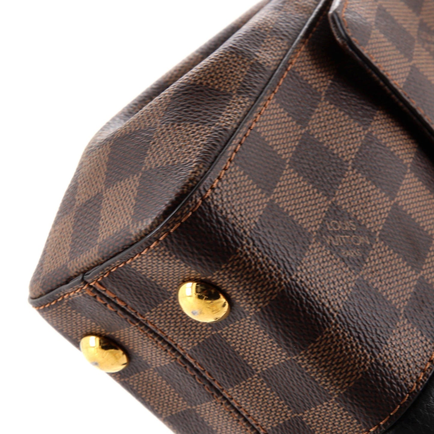 Louis Vuitton Bond Street Handbag Damier with Leather BB