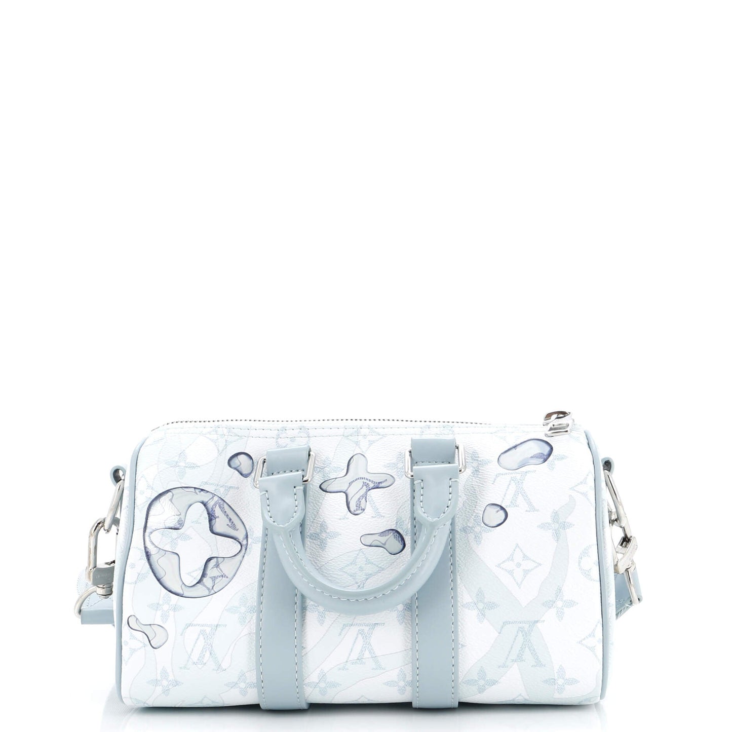 Louis Vuitton Keepall Bandouliere Bag Limited Edition Aquagarden Monogram Canvas 25