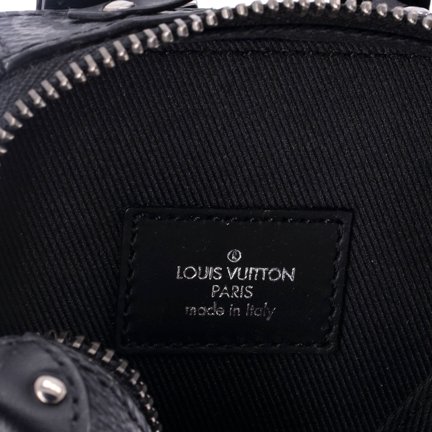 Louis Vuitton Soft Trunk Backpack Bag Charm and Key Holder Monogram Eclipse Canvas