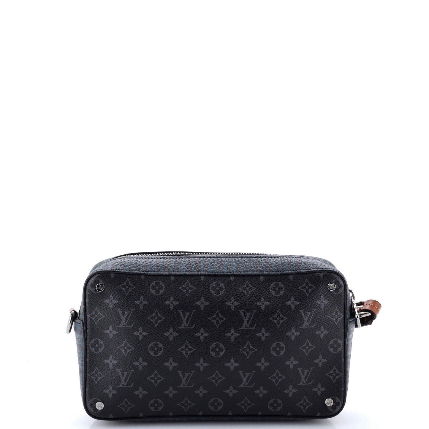 Louis Vuitton Volga On Strap Bag Monogram Eclipse Canvas with Monogram Leather