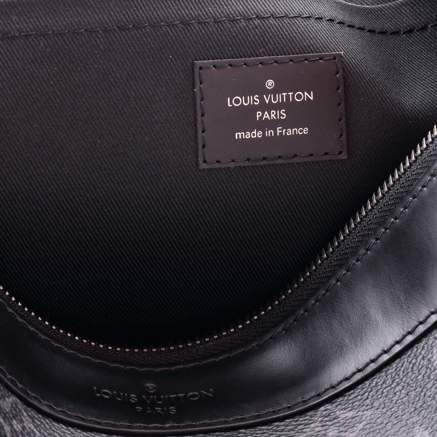 Louis Vuitton Discovery Pochette Monogram Eclipse Canvas GM