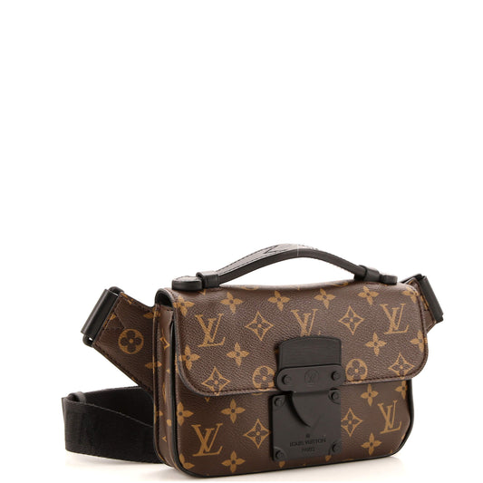 Louis Vuitton S Lock Sling Bag Macassar Monogram Canvas