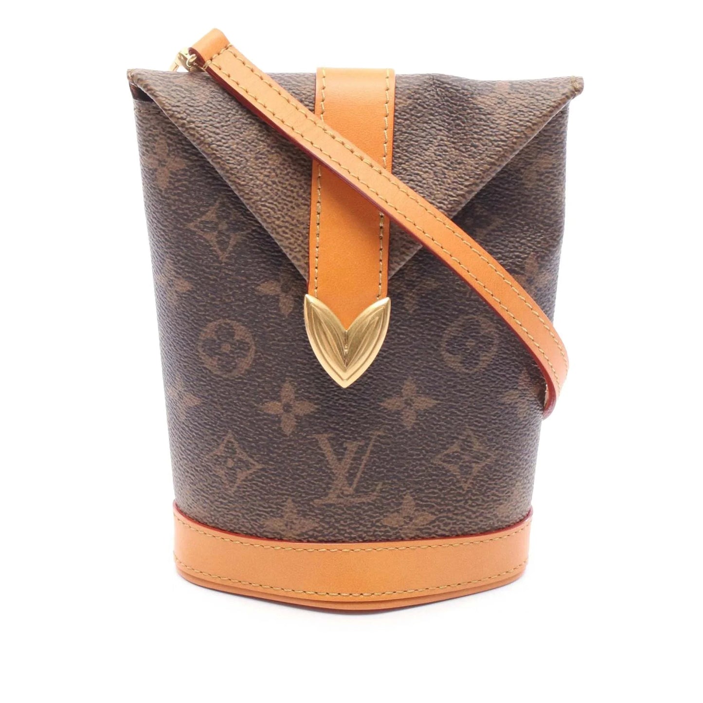 Brown Louis Vuitton Monogram Dust Envelope Pouch Crossbody Bag