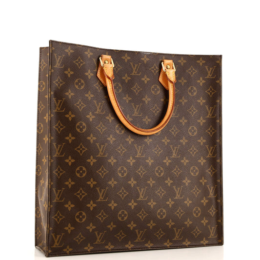 Louis Vuitton Sac Plat Bag Monogram Canvas