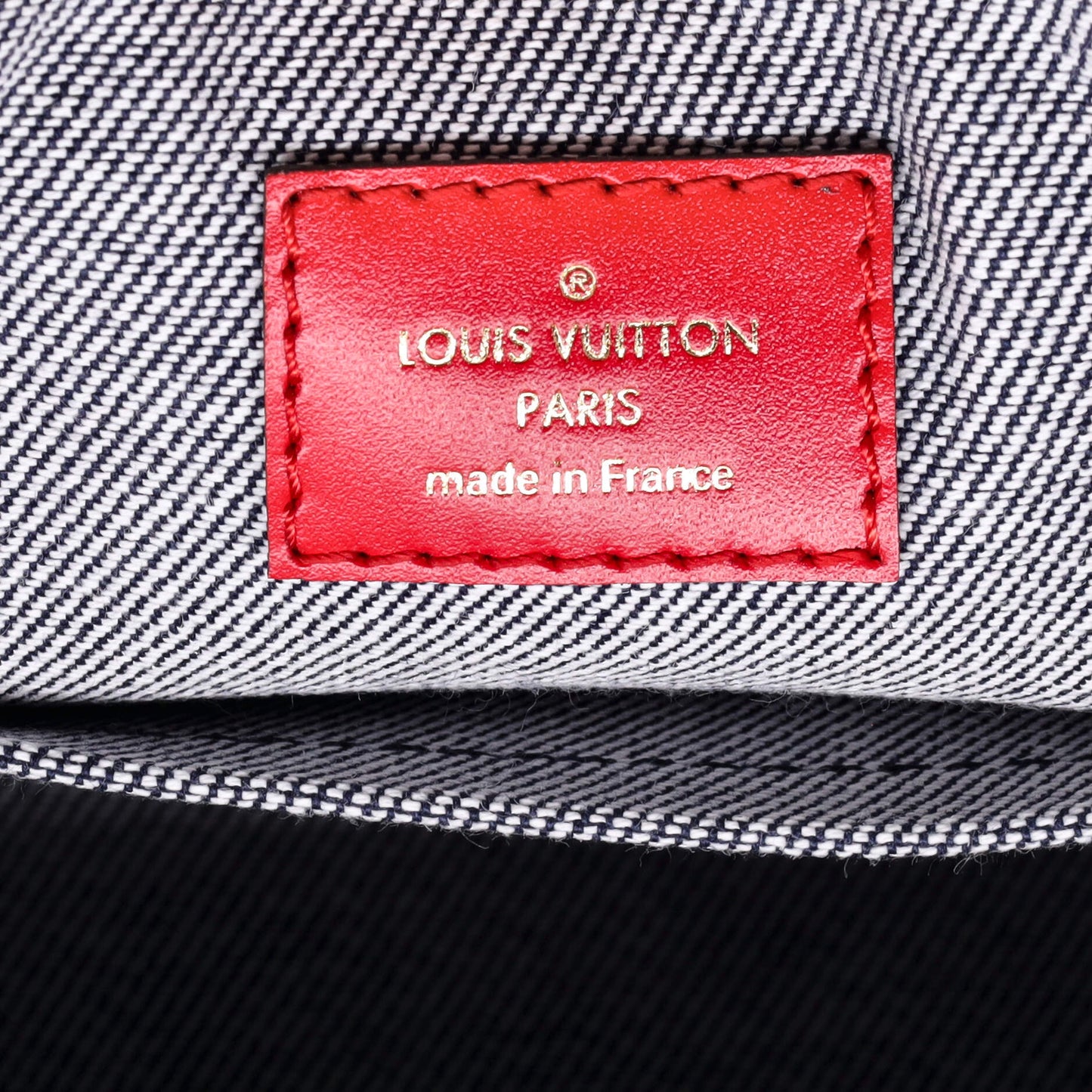 Louis Vuitton Alma Handbag Damier and Monogram Patchwork Denim BB