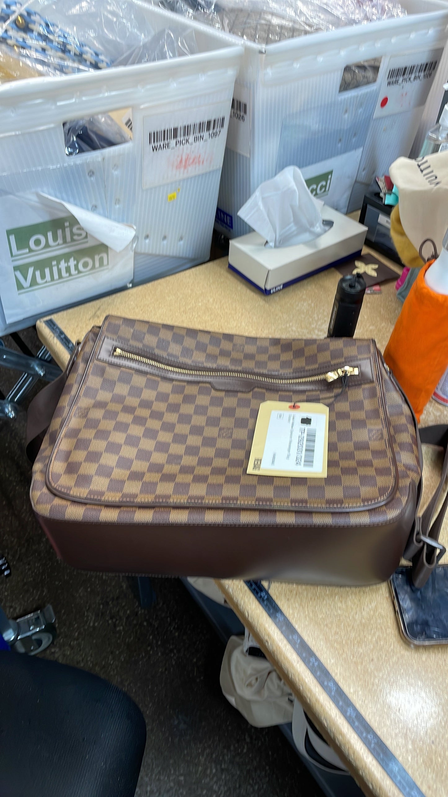 Louis Vuitton Spencer Messenger Bag Damier